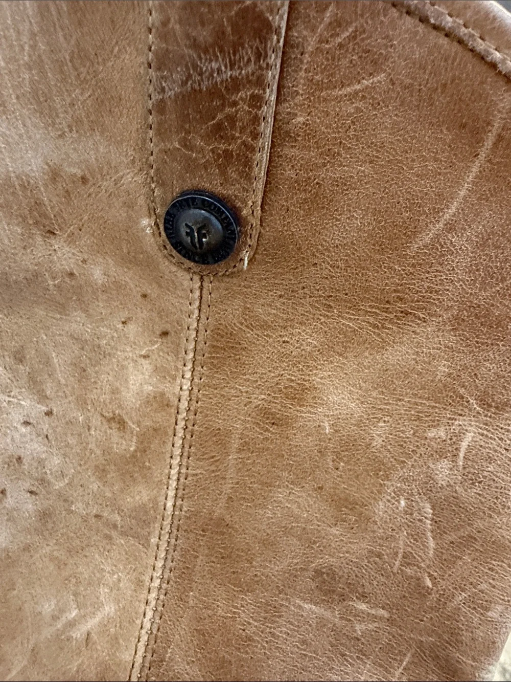 Frye Brown Leather Tall Boots